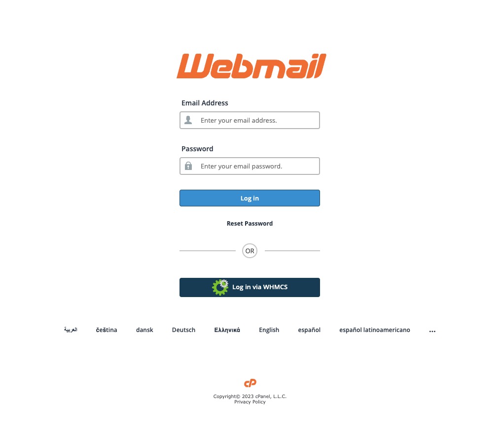 pagina de acceso webmail - drivecloud